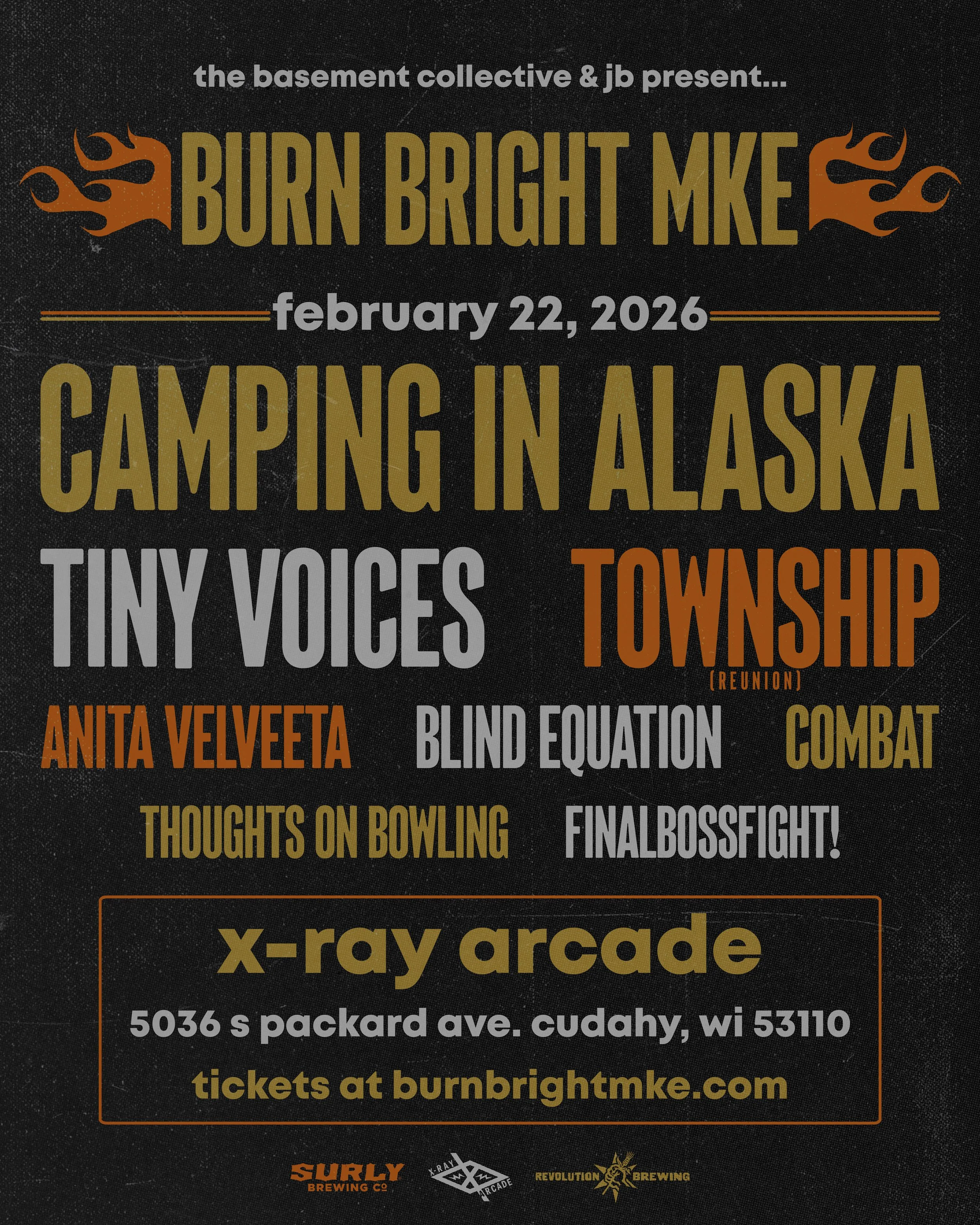SOLD OUT! Burn Bright MKE 2026 (Day 2) — X-Ray Arcade